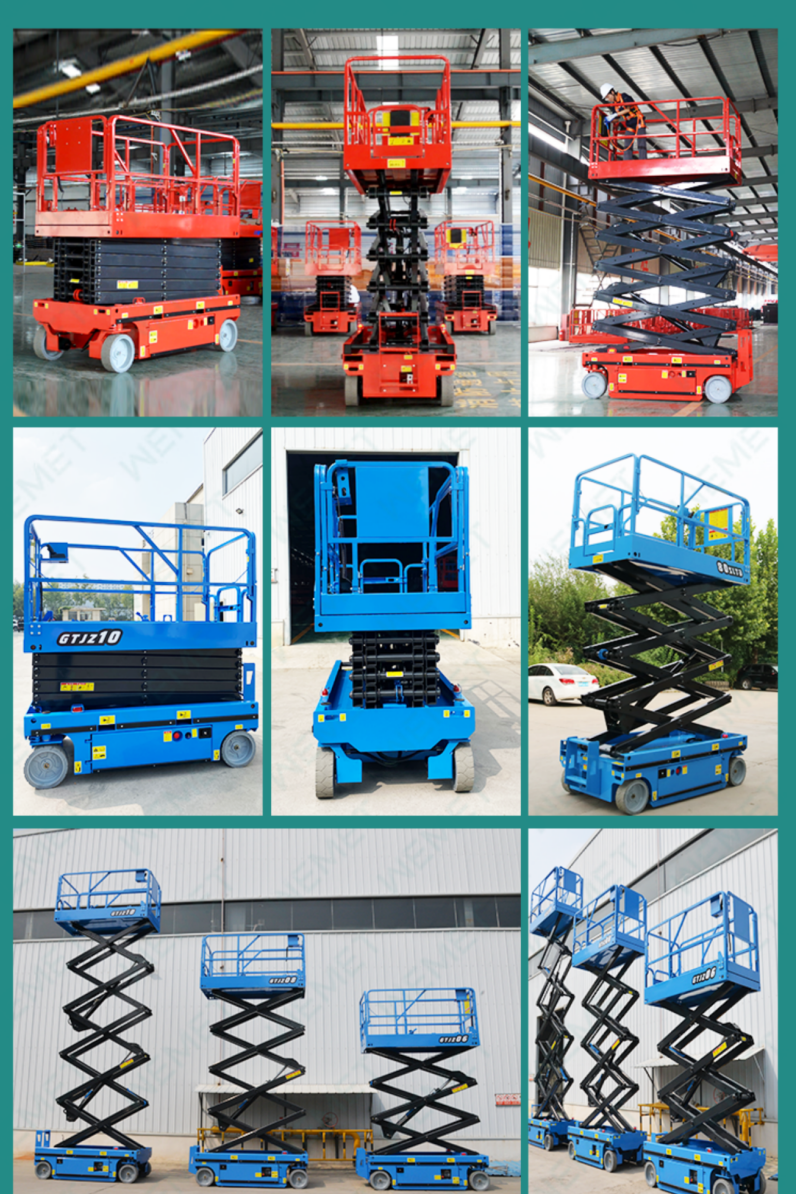 Scissor lift lifting principle