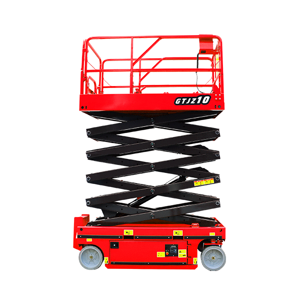 What are the characteristics of the movable scissors lift platform