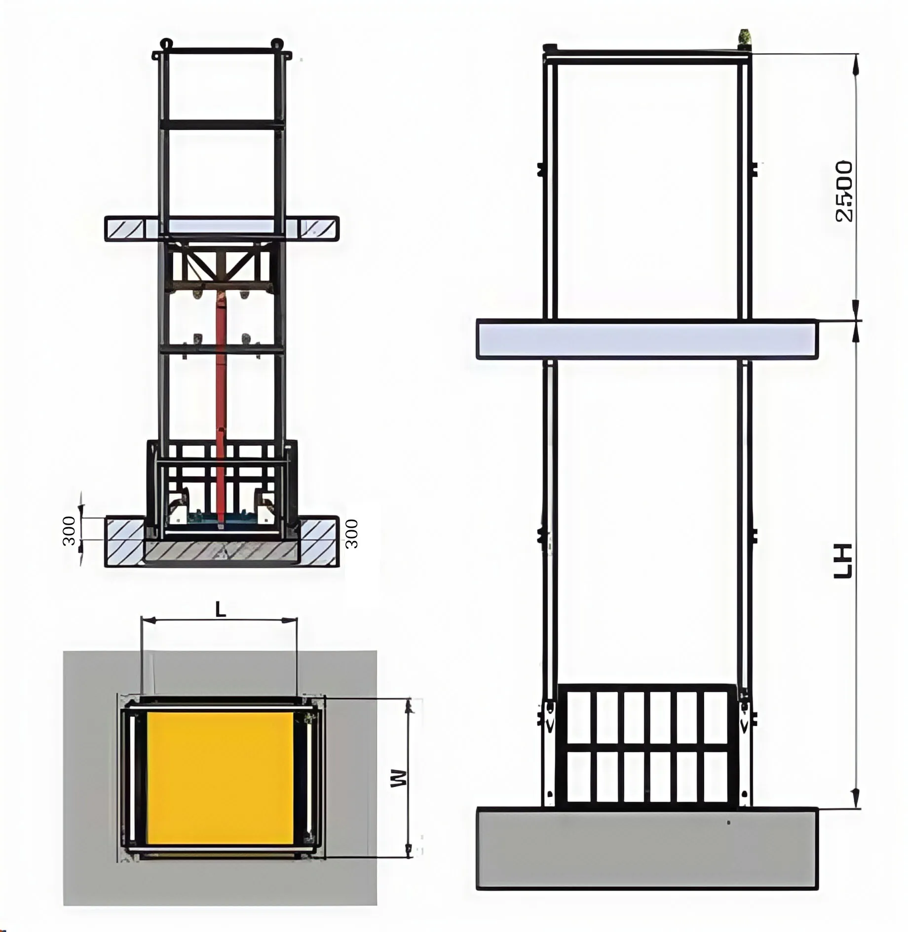 PIATTAFORMA A DOPPIA GUIDA SJD