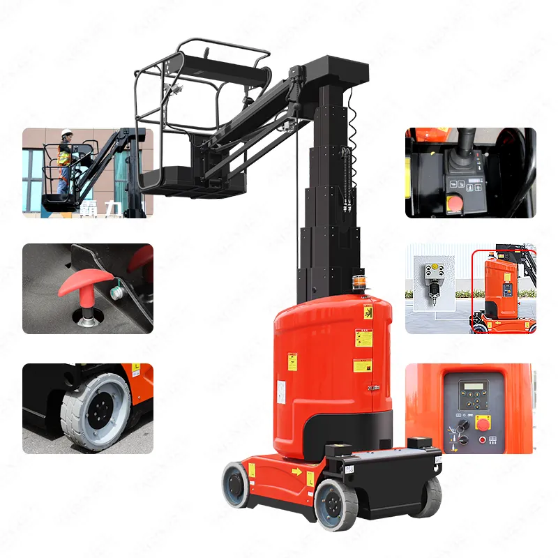 AMWP8100 SELF PROPELLED VERTICAL MAST with JIB
